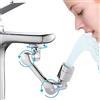 DISCORAMA ESTENSIONE PER RUBINETTO PROLUNGA LAVABO ROMPIGETTO, RUBINETTO ROTANTE AREATORE BAGNO 1080 GRADI, BRACCIO RUBINETTO PER CUCINA BAGNO 2 MODALITA' DI USCITA DELL'ACQUA - DISCORAMA®