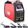 VECTOR WELDING Saldatrice TIG 5 in 1 per Alluminio e Plasma, TIG AC/DC, MMA, Pulse - Funzioni VRD, Anti-incollaggio e 9 Memorie - HF, VRD, Anti-incollaggio - VECTOR WELDING