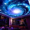 GZGZG Carta da parati autoadesiva murale 3d per soffitto galassia creativa cielo stellato soggiorno camera da letto sfondo decorazione murale adesivo artistico