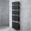 doporro Scaldasalviette da Parete per Bagno 160x60 cm, Radiatore Termoarredo Piatto in Acciaio ad Acqua Calda, Attacco Basso Centrale, Colore Antracite