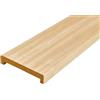 Hobby Legno Coprimuretto Massello In Legno Non Verniciato mm. 30X155X2500 Per Muro Da mm. 130 (Prezzo Per ml. 2, 5)
