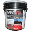 COLORIFICIO AREA 51 RIVESTIMENTO PLASTICO ACRYLTETTI GRGIO 5 KG Acrilica per tetti Rivestimento pedonabile elastico
