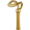 Generico Rubinetto Bagno Lavabo Miscelatore Lavabo Rubinetto per Lavabo Rubinetto Bagno Cascata Alta Calda E Fredda Miscelatore Monocomando Cascata Alta Raccordi Lavabo in Ottone Oro Satinato