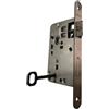 inferramenta | Serratura Bonaiti Giraffa da Infilare per Porta in Legno Entrata 50mm - Bordo Tondo Bronzato, Resistente e Facile da Installare