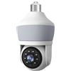 Lovskoo Telecamera di sicurezza wireless per esterni e interni, 2 MP, video HD 1080p, 2.4G e 5G, rilevamento di movimento, visione notturna, allarme di monitoraggio mobile