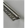 MED BUILDING SOLUTIONS MED Profili Pavimenti e Rivestimenti, Profilo Jolly ad Angolo, Acciaio Inox, Alluminio e Plastica, (Profilo Cubo Quadrato Acciaio Inox Lucido extra h 08mm barra Mt 2,5)