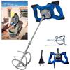 Banas Agitatore 2600W, Miscelatore Per Malta con 6 modalità di velocità, Betoniera cemento portatile del malta, Agitatore per Vernice, Cemento e Colla; Blu; Leggero e facile da usare