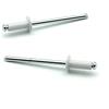 IERO - Rivetti a strappo Verniciati BIANCO RAL 9003 Alluminio/Acciaio Testa Tonda 4.0x16.0mm ISO15977 - Box da 500 pezzi