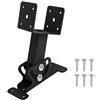 Acouto Kit Staffa per Trave Rialzata del Tetto Pergola, Kit Staffa Regolabile per Trave Rialzata del Tetto in Acciaio Al Carbonio per Travi in legno 4x4 4x6