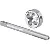 Burkit M6.5 X 0.75 Maschio e Die Set mano destra, M6.5 x 0.75 Filettatura macchina Tap e Round Die