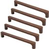 generic 5 pomelli in legno di noce massiccio, maniglie per armadietti, cassetti, maniglie per armadio, comò, armadio, porta, decorazione per la casa, mobili, distanza tra i fori di 192 mm