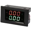 EVTSCAN Voltmetro amperometro a doppio display 20A VA DC 0~100V Amperometro di tensione integrato