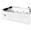 GRAFICA MA.RO S.R.L. VASCA BAGNO IDROMASSAGGIO PER 2 PERSONE 175 x 132 cm - Mimi SPA CROMOTERAPIA