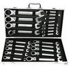 SHZICMY Set di 22 chiavi a cricchetto snodate, 6 - 32 mm, flessibile, con custodia
