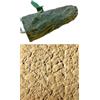 Generico RULLO per intonaco muro cemento stampato PIETRA roccia Decorative TEXTURE ROLLER, modello Naida, cm 22x8 circa
