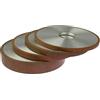 MJIKOO Mola abrasiva diamantata piatta 75/100/125/150 mm per molatura in giada vetro ceramica in acciaio legato, 150x10x32x4mm, P320