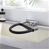 XJTNLB Rubinetto Lavello Cucina Pieghevole Cromo Miscelatore Cucina con Doccetta Estraibile Rubinetto Lavello Cucina con Doccetta