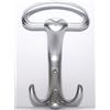 Kleiderhaken Grucce Appendiabiti Gancio Guardaroba Gancio per cappello Gancio per cappotto Cromato opaco Distanza tra i fori 32 mm