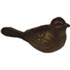 UNISTRENGH Animali Parafango Porta Pavimento Casa Di Campagna In Ghisa Angolo Porta Decoder Pad Porta Antiscivolo, Supporto Porta Nero Cunei Mobili Per Bambino (uccello)
