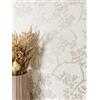 Newroom carta da parati floreale crema stile boho camera da letto