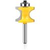 MULONGOR 1-5pcs 8mm gambo mezza punta tonda punte convesse for bordi in legno fresa strumento for la lavorazione del legno fresa di grado industriale(8X15.9)