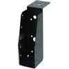 Wovar Staffa per Travi in Legno da 4.5 x 14.5 cm Nera - con Piastra di Ancoraggio
