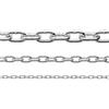 Constrabo® | Catena in acciaio INOX a maglia corta DIN 766 | 2,0 m Ø 2 mm | Acciaio inossidabile 316 (V4A) | Catena in acciaio inossidabile di alta qualità, a maglie tonde, catena di sicurezza, catena