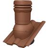 Parotec Camino di ventilazione DN 125 mm - altezza 325 mm - ventilatore passivo per tegole BMI Wierer FRANKFURT BENDERS MECKLENBURGER - Ventilazione del tetto | Mattone di ventilazione - RAL 8004
