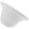 DECOMELODY Cappelliera Lampada in Plastica Bianca, Paralume Cappello per Casa | Pp, Installazione Semplice e Facile da Pulire, per Soggiorni e Decorazione Domestica, Uso Versatile