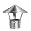 Generico Terminale Canna Fumaria, Copertura Camino Diametro 90mm-240mm, Cappello Antipioggia e Anti-neve, Stile Ombrello Cappa per Tubi del Tetto, Cappello Terminale Canna Fumaria(150mm/6in(304))