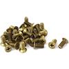 Aexit Viti a testa svasata per viti a testa cilindrica M5 x 12mm Tono in ottone 30 pz ID: 694174