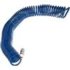 Stix Tubo per aria compressa SP-PE 10 m, Tubo spirale flessibile 5/8 mm, Tubo per aria PE, pressione max 10 Bar, con protezione anti-piegatura e attacco rapido, per garage e officina