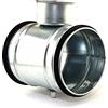 MKK Tubo di ventilazione, valvola a farfalla, flusso d'aria regolabile, con guarnizione in gomma, doppio labbro, flusso d'aria regolabile, diametro 250 mm