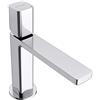Mai & Mai Rubinetto Miscelatore Monocomando, Altezza 19,6cm, Argento | Rubinetto Bagno Lavabo Bidet Lavandino, WAO-7901