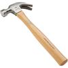 OISE ART STORE Trade Shop - Martello Curvo con Manico in Legno Testa Tonda 250gr per Muratore Carpentiere