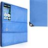 KOTARBAU® Telo Impermeabile Esterno - Polietilene - 4 x 8 m - Blu - 75 g/m² - Telo Sotto Piscina Fuori Terra - Copertura con Occhielli - Telone Robusto - Copertura Esterna - Telone da Giardino