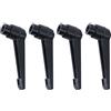 Anawakia 4 pezzi maniglia regolabile leva di serraggio con filettatura a bottone automatico, filettatura interna, bullone di fissaggio macchina manopole regolabili M4 M5 M6 M8 M10 M12 M16 (M6)