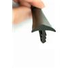 GHFNJYH Striscia di tenuta in gomma a T per pannelli in vetro, metallo e legno, protezione per auto, copertura cavi, pannelli solari fotovoltaici, strisce di tenuta nere-15x11mm-T-3,0m