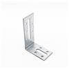 BK SHOP Connettore angolare da 2 mm, supporto regolabile - 20 pezzi connettori per legno ad angolo in metallo 80 x 55 x 30 mm - angolo in metallo per travi piccolo - angolo di montaggio zincato angolo