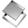 ALLINOX Chiusino Acciaio INOX Botola a Scomparsa Sigillo Porta Pavimento PESANTE 15/Dc Da Riempimento (CM 20x20xH8)