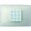 Nice SPA Placca a parete rettangolare per modulo controllo automatismi serie WM colore trasparente neutro codice : WRT