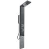 OGOMONDO Colonna Doccia 002 4 Funzioni Acciaio Inox Getto A Cascata 2 Bocchette Idro Lombari L20xP44xH170
