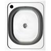 Indomita Lavello incasso monovasca acciaio inox N205AS 40x50