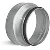 LTH-Hanse Manicotto di riduzione pressato su capezzolo con guarnizione a labbro per tubo a spirale flessibile, 250 - 125 mm.