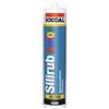 TUBConcept Soudal - Mastice in silicone neutro Silirub Color colore grigio nero RAL 7021 cartuccia da 310 ml