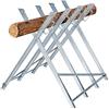 UISEBRT Cavalletto per motoseghe in legno, pieghevole, portata 150 kg, per sega a catena, per legna, 83 x 83 x 79 cm, in acciaio