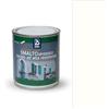 2BM Smalto Sintetico ad Alta Resistenza Bianco RAL9010 a Solvente Brillante Inodore, Non Ingiallente, Adatto a Legno, Metallo e Muro, Per Interni ed Esterni | Formato 0,75 lt