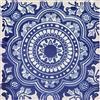 Cerames Piastrelle Mosaico Messicane Roseton - 30 ceramiche mattonelle messicane decorative per bagno, doccia, scale, parete posteriore della cucina | Tessere mosaico ceramica 10,5x10,5 cm