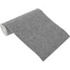 IGTOPS Tappeto in feltro agugliato, 40 x 200 cm, lavabile, con retro antiscivolo, per interni, autoadesivo, per soggiorno, camera da letto, cameretta dei bambini, ufficio, commerciale (grigio chiaro)