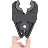 whsiodj Pinza crimpatrice in acciaio temprato, 4 prese, TH16-20-26-32, 2,5 kg, costruzione leggera per tubi in alluminio e plastica PEX, massima 4,9 cm, apertura in rame, strumento di pressatura